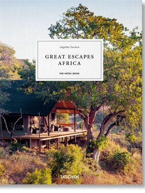 Taschen Great Escapes Africa, The Hotel Book - Green Tan Coffee Table Book